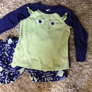 Star Wars Yoda Fleece Pjs